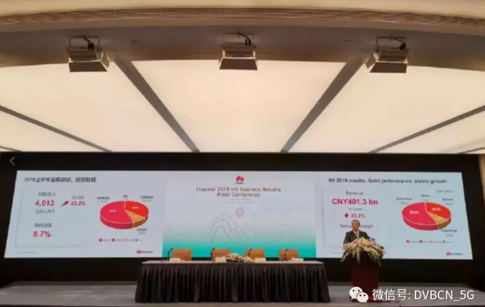 華為上半年營收4013億 同比增長23.2%