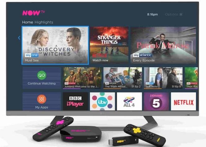 Netflix上線NOW TV 新的智能機(jī)頂盒同步推出