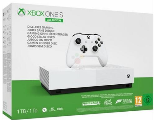 外媒爆無光驅(qū)版Xbox One S 售價約合1799元