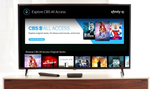 康卡斯特將CBS All Access添加到X1流媒體平臺