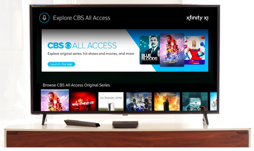 康卡斯特將在X1平臺上推出適用于CBS All Access的應(yīng)用程序